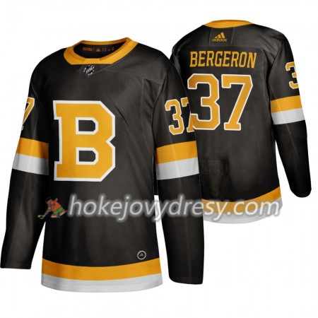 Pánské Hokejový Dres Boston Bruins Patrice Bergeron 37 Adidas 2019-2020 Černá Authentic
